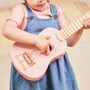 Personalised Pink Guitar Wooden Toy 3y+, thumbnail 1 of 4