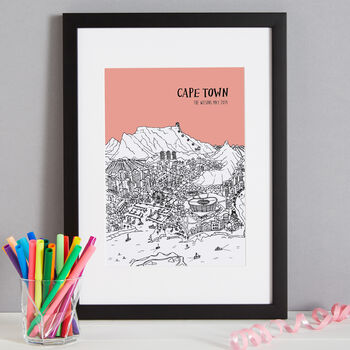 Personalised Capetown Print, 3 of 9