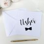 Usher Wedding Card, thumbnail 1 of 6