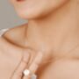 Minimal Shell Pendant Necklace, thumbnail 1 of 11