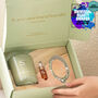 Jade Silver Bracelet And Crystal Candle Gift Set, thumbnail 7 of 10