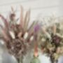 Blush Hydrangea Dried Flower Posy With Jar, thumbnail 10 of 10