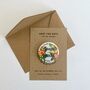 Sunflower Floral Save The Date Magnet, thumbnail 2 of 4