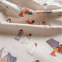 Bedtime Stories Organic Cotton Fabric, thumbnail 1 of 2