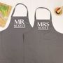 Mr And Mrs Personalised Couples Aprons, thumbnail 6 of 7