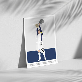Son Heung Min Commentary Europa League Tottenham Print, 3 of 4