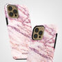 Pink Galaxy Marble Tough Case For iPhone, thumbnail 3 of 4