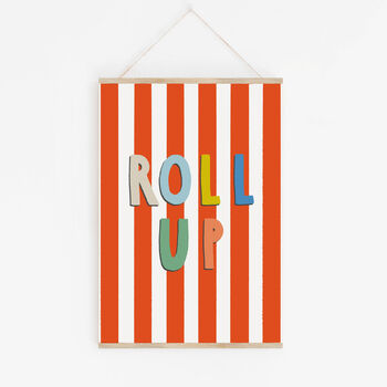 Roll Up Circus Children's Print, 4 of 4
