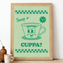 Fancy A Cuppa Tea Coffee Print, thumbnail 3 of 6