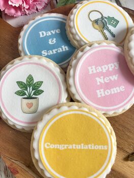 Personalised New Home Biscuit Gift Box, 4 of 5