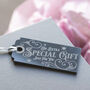 'The Moment I Met You' Key Ring, thumbnail 4 of 5