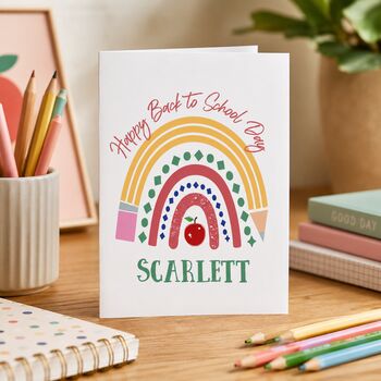 Happy Back To School Day Card, 5 of 6