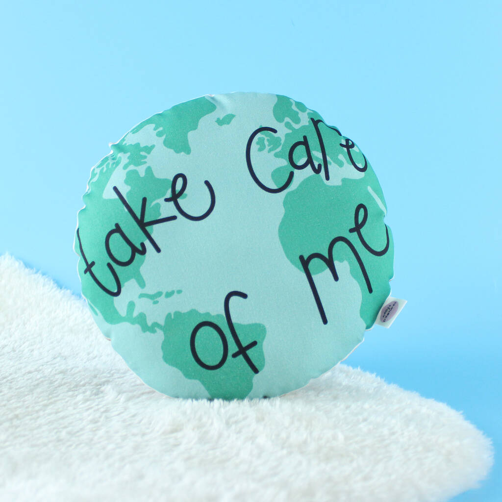 Take Care Of Me Eco Warrior World Cushion For Kids, 1 of 8