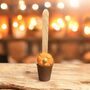 4x Marshmallow Pumpkin Belgian Milk Hot Chocolate Spoon, thumbnail 1 of 2