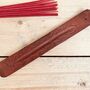 Incense Stick Holder Embossed Floral Swirl Ash Catcher, thumbnail 2 of 4