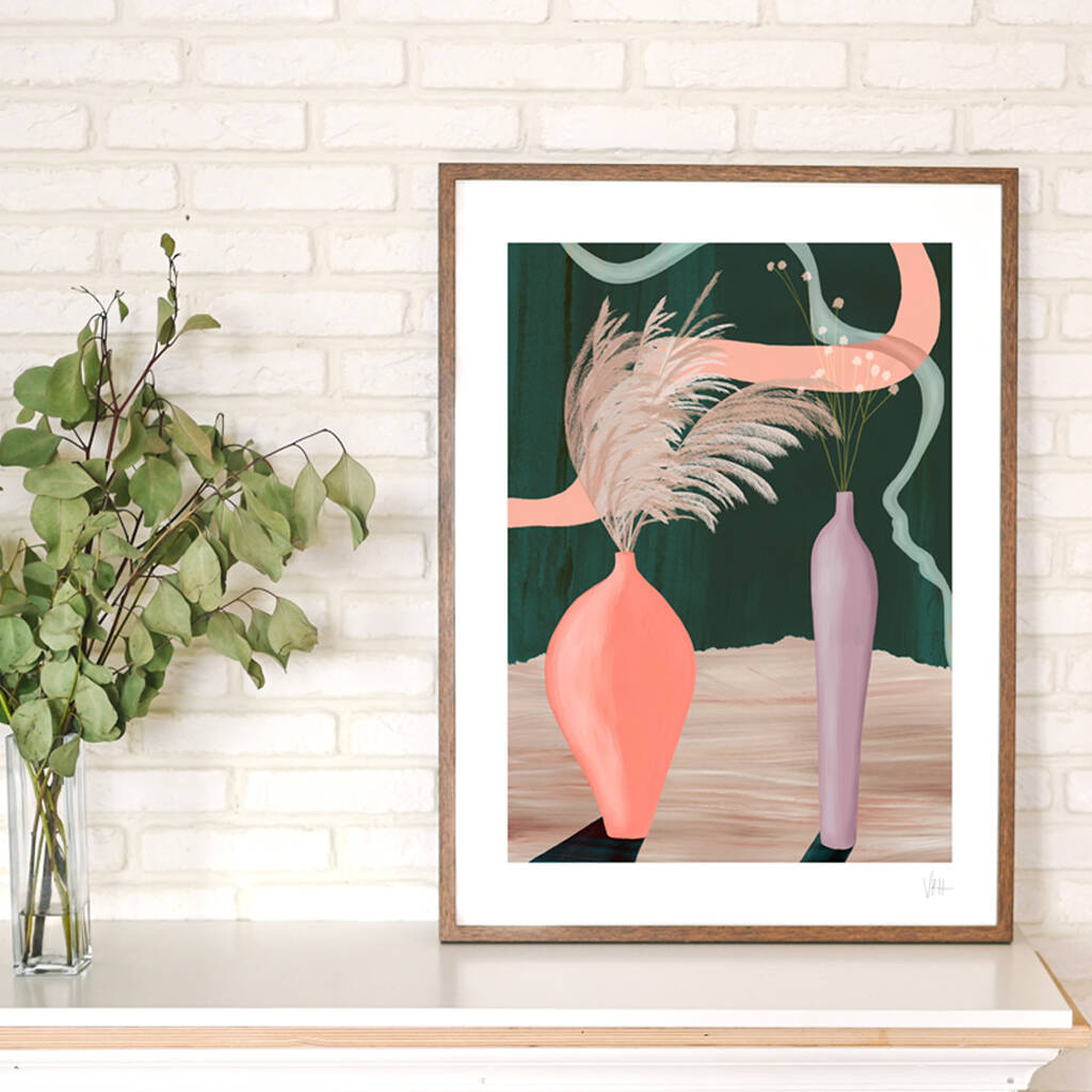 Abstract Vase Art Print, 1 of 8