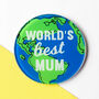'World's Best Mum' Coaster, thumbnail 4 of 4