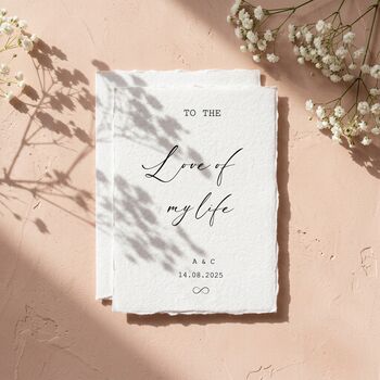 Wedding Vow Books Personalised Vow Cards Luxury Modern, 3 of 11