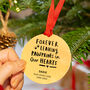 Personalised Remembrance Pet Christmas Bauble, thumbnail 2 of 8