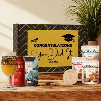 Personalised Graduation Beer Gift Set, 5 of 11