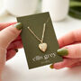 Birthstone Heart Locket 18k Gold Plated Necklace, thumbnail 11 of 12