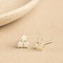 60th Birthday Sterling Silver Star Stud Earrings, thumbnail 3 of 7