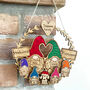 Personalised Oak Eco Gnome Family Of Five Decoration, thumbnail 5 of 7