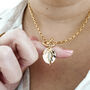 T Bar And Toggle Lightning Necklace, thumbnail 2 of 3