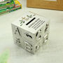 Personalised Religious Cross Abc Money Box – Baby Keepsake For Christening Or New Baby Gift, thumbnail 2 of 4