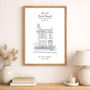 Personalised House Portrait Line Drawing Print, thumbnail 2 of 9
