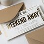 Personalised Weekend Away Gift Voucher For Couple, thumbnail 5 of 9