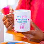 'I Wish You Lived Next Door' Friendship Colour Mug, thumbnail 2 of 12