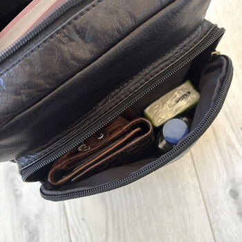 Multi Coloured Genuine Leather Backpack, 4 of 5