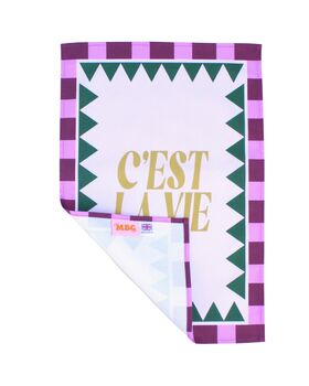 C'est La Vie Tea Towel, 3 of 5