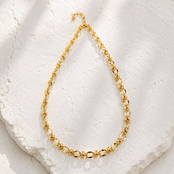 Waterproof Ornate Chain Anklet, 2 of 5
