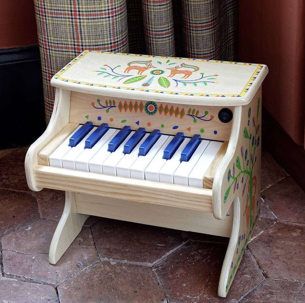 Wooden Toy Electric Piano