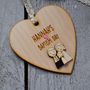 Personalised Naming Day, Christening Or Baptism Heart, thumbnail 2 of 7