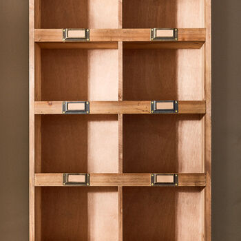 Apothecary Style Wooden Shelf, 2 of 4