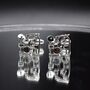 Drum Set Silver Cufflinks Gift For Musicians 316 L Stainless Steel, thumbnail 1 of 6