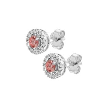 Created Brilliance Orla Pink Lab Grown Diamond Earrings, 2 of 5