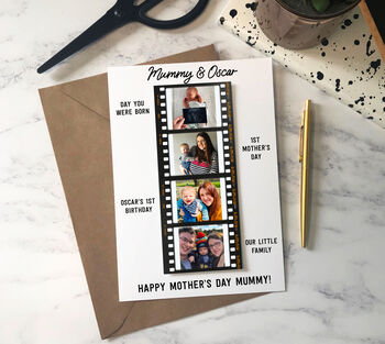 Personalised A5 Mother's Day 3D Photo Booth Card, 6 of 7