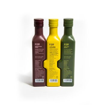 Foli Extra Virgin Olive Oil, French Salad Dressing And Mature Balsamic Vinegar Essentials Set 720ml, 3 of 3