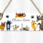 Personalised Cat Lovers Door Sign, Kids Bedroom Decor, thumbnail 2 of 2
