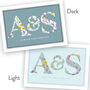 Personalised Couple's Initials Print, thumbnail 4 of 4