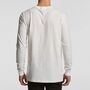 Hoy Classics Downtown Organic Long Sleeve Tee White, thumbnail 4 of 4