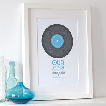 Personalised 'Our Song' Record Print, 10 of 12