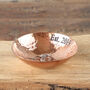 7th Anniversary Small Hammered Copper Ring Bowl, thumbnail 4 of 9