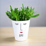 Personalised 'Mrs Face' Ceramic Plant Pot, thumbnail 2 of 4