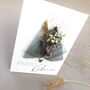 Get Well Soon Personalised Dried Flower Bouquet Card, thumbnail 9 of 10