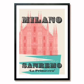 Cycling Monuments Posters, Set Of Five Prints, 2 of 6